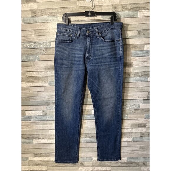 Men’s 541 Levi’s Dark Wash Straight Leg Size 34x32 - Picture 2 of 16